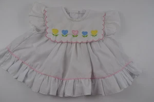 Vintage Baby Girls Dress Size 3-6 Months Cuties by Judy - Picture 1 of 11