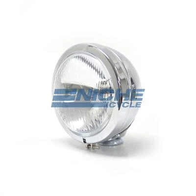 4.5 Harley Dresser Highway Bar Chrome E-Mark Spot Light Lamp Headlight 68667-78 - Image 1 of 4