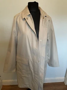 Viyella Lovely Brand New Beige Long Pea Coat Size M - Picture 1 of 15