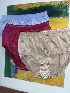 Mixed Lot Nylon Crown Waist Panties Large - Picture 1 of 16