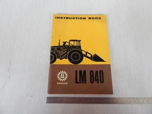  INSTRUCTION BOOK MANUALE USO MANUTENZIONE ORIGINALE VOLVO LM 840 1968 INGLESE - Foto 1 di 10