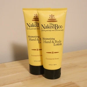 2X The Naked Bee Moisturizing Hand & Body Lotion, Coconut & Honey 6.7 fl oz - Picture 1 of 4