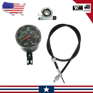 SPEEDOMETER FIT 26 OR 27 INCH TIRE COOL RETRO BIKE 80CC MOTORIZED BIKE - Picture 1 of 13