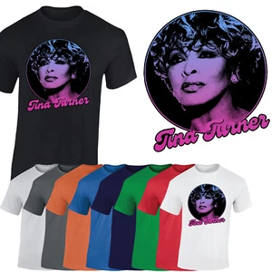 Camiseta para hombre Tina Turner música tributo cantante baile rock mejor leyenda regalo camiseta - Imagen 1 de 22