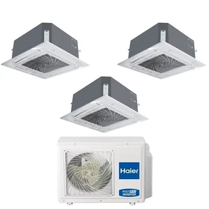Climatizzatore Condizionatore Haier Trial Split Inverter A Cassetta 620 9+9+12 - Foto 1 di 2