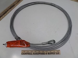 Cable cabrestante cable línea de tracción con ojo de dedal GAC 1/4 x 50' - Imagen 1 de 3