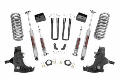 Kit de elevación de suspensión Rough Country 6 pulgadas Chevy GMC 2x2 1500 camionetas Silverado Sierra Foto 1 de 4