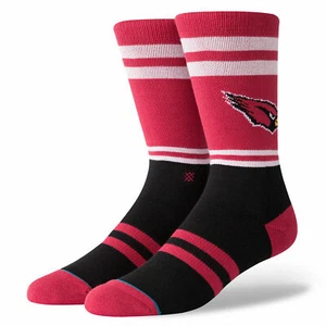 Calcetines Stance Para Hombre L Arizona Cardinals Logo NFL Crew 9-12 Fútbol Rojo NFC Oeste - Imagen 1 de 1