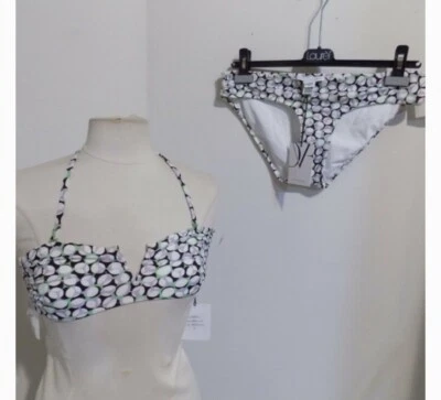 New DIANE VON FURSTENBERG PRINT BIKINI SWIMSUIT SIZE S/L - Image 1 of 4