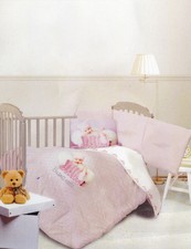 Completo Lettino Culla Copriletto + Paracolpi stampa digitale 100% Cotone