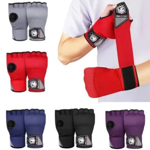Gel Bandages MMA Boxing Inner Gloves Quick Hand Wraps Training Straps Fitness - Picture 1 of 22