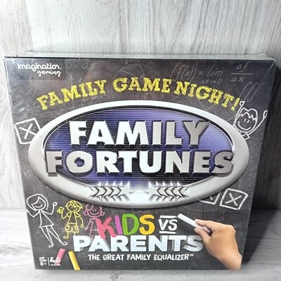 FAMILY FORTUNES KIDS VS PARENTS BOARD GAME - RARE RETRO NEW SEALED - Image 1 of 4