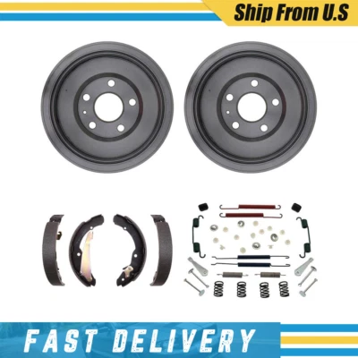 Se adapta a Volkswagen Jetta 2012 tambores traseros zapatas de freno y kit de resorte de herrajes Foto 1 de 4