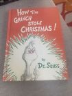 Comment le Grinch a volé Noël ! Dr. Suess 1957 1ère édition couverture rigide / pas de DJ