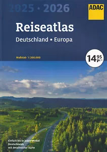 ADAC Reise Atlas 2025 / 2026 Deutschland 1:200000 (+ Europa) Straßenatlas Karte - Bild 1 von 1