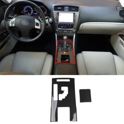 Panel de cambio de marchas de consola central de fibra de carbono para Lexus IS F/250/350 2006-2013 Foto 1 de 4