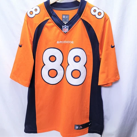 Authentic Nike Broncos #88  Thomas On-Field Limited NFL Football Men's M Cover
