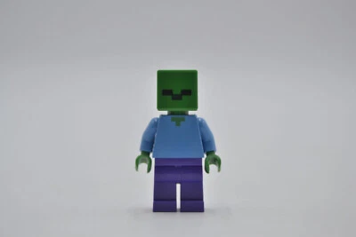LEGO Figur Minifigur Minifiguren Minifigures Minecraft Zombie - Image 1 of 2