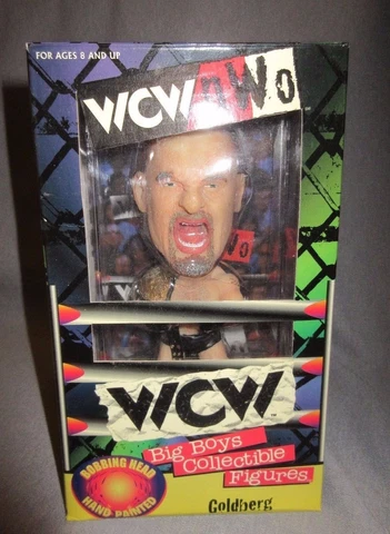 NIB 1998 WCW BIG BOYS COLLECTIBLE GOLDBERG BOBBING HEAD HAND PAINTED* Cover