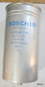 BOSCH MP High Voltage Capacitor 0 670 207 129 40uf 2.5KV 2500V Used We Ship W... - Picture 1 of 1