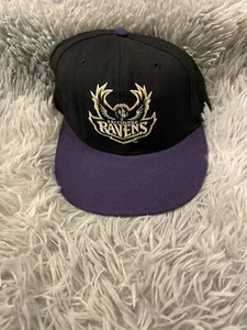 Vintage New Era Pro Model Wool New Haven Ravens Hat Cap Sz 7 USA Made Rare - Picture 1 of 4