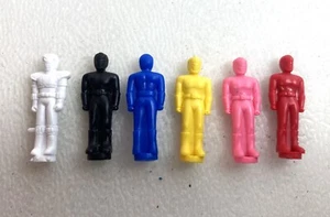 Mighty Morphin Power Rangers Thunder Megazord Mini Figure Complete Set Of 9 1994 - Picture 1 of 2