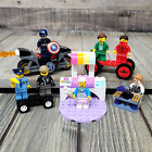 7 LEGO Minifigures & Accessories Captain America, Cops, Robbers, Ice Cream Man +