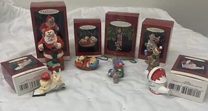 Hallmark Christmas Ornaments Wake Up Call Grandmother Mom & Dad Playful Pals - Picture 1 of 5
