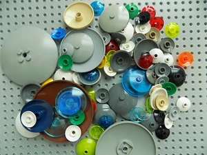 LEGO Bulk lot of 1/8 lb. of Radar Inverted Dish random pick of sizes and colors - Picture 1 of 7