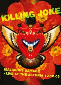MALICIOUS DAMAGE: LIVE AT THE ASTORIA by KILLING JOKE DVD  CADIZDVD177 - Picture 1 of 1