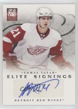2011-12 Panini Elite Elite Signings Tomas Tatar #15 Auto