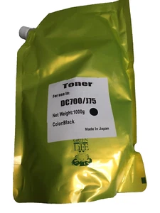 Japan Replacement For Xerox Color 700 J75 TONER POWDER,Refill+Chip 1KG/bag Black - Picture 1 of 1
