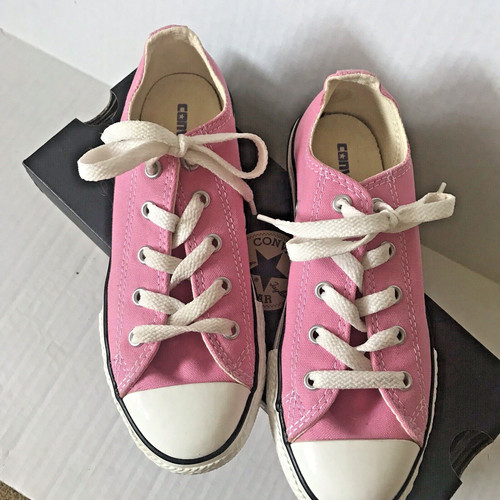 Scarpe da ginnastica rosa basse Converse Chuck Taylor All Star taglia 2