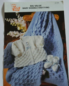 knitting pattern baby jacket ,blanket and boots - Picture 1 of 1