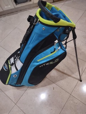 Hot-Z Golf 2.0 Stand / Carry Bag 6-Way Top - Blue/Neon Green/Black - Image 1 of 4