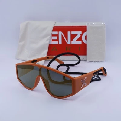 KENZO KZ40132U-Y 43C Matte Orange/Light Brown Mirror --145 Sunglasses New Aut... - Image 1 of 4