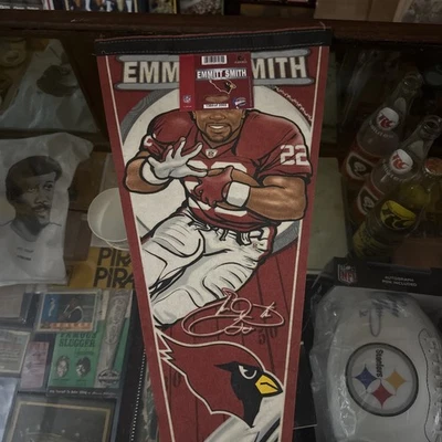 VTG 2003 Emmitt Smith Arizona Cards Unopened Wincraft Player Pennant 1384/2003 - Image 1 of 4
