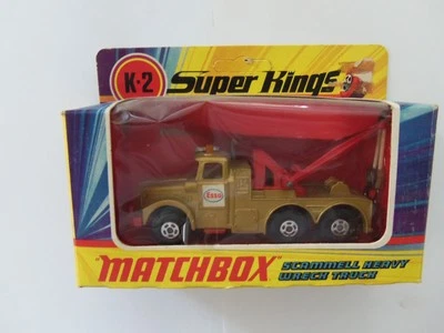 1971 Matchbox Lesney Super Kings Scammell Heavy Wreck Truck K-2 unpunched - Image 1 of 4