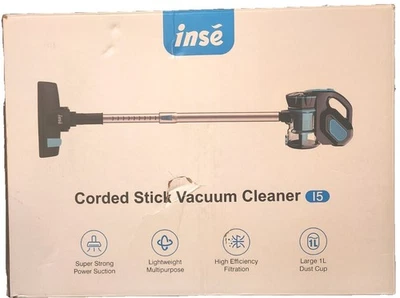 INSE I5 Corded Vacuum Cleaner Floor 18KPa Suction Stick Vacuum Upright 600W - Image 1 of 4