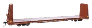 Walthers Mainline 910-50604 HO Scale 68' Bulkhead Flatcar CN #622378 - Picture 1 of 1