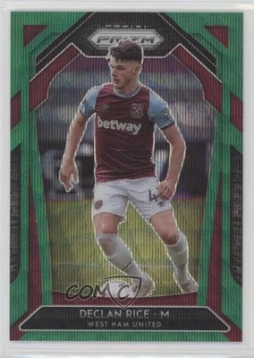 2020-21 Panini Prizm Premier League Green Wave Prizm Declan Rice #188 - Image 1 of 2