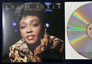 ANITA BAKER - One Night Of Rapture - 12” USA NTSC Laserdisc (1987) [VGC] - Foto 1 di 8