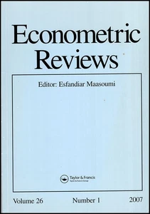Econometric Reviews (Volume 26 / Number 1 / 2007) - Picture 1 of 2