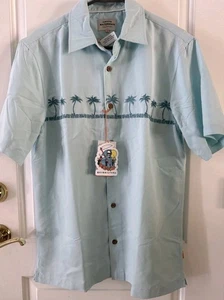 Camicia Quicksilver Waterman vestibilità comoda uomo media ricamata spiaggia resort - Foto 1 di 7