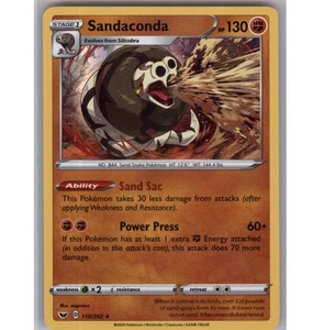 Sandaconda (110) Holo Holo Rare SWSH01: Sword & Shield Base Set 110/202 NM - Picture 1 of 2