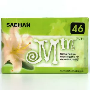 Saehan Mm 46 Pure Blank Cassette Tape Sealed Type I Korea Green - Bild 1 von 3