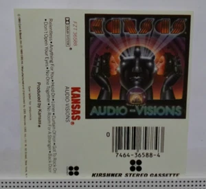 1, KANSAS--AUDIO-VISIONS, USED AUDIO CASSETTE, PASSED OUR PLAY TEST - Picture 1 of 3