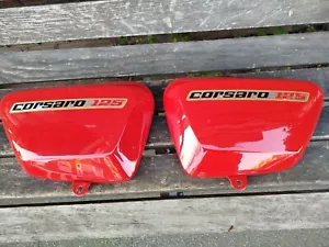 Moto Morini 125cc SS GT Special Corsaro Sidepanels Seitendeckeln Fianchetti - Picture 1 of 10