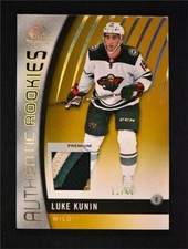 2017-18 UD SP Game Used Gold Patch Authentic RC #164 Luke Kunin /49