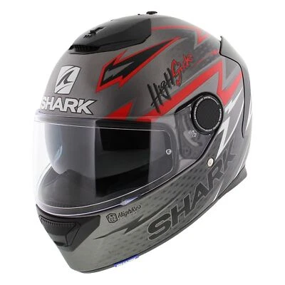 Shark Spartan 1.2 Adrian Parassol Matte Anthracite Grey Red - Image 1 of 4